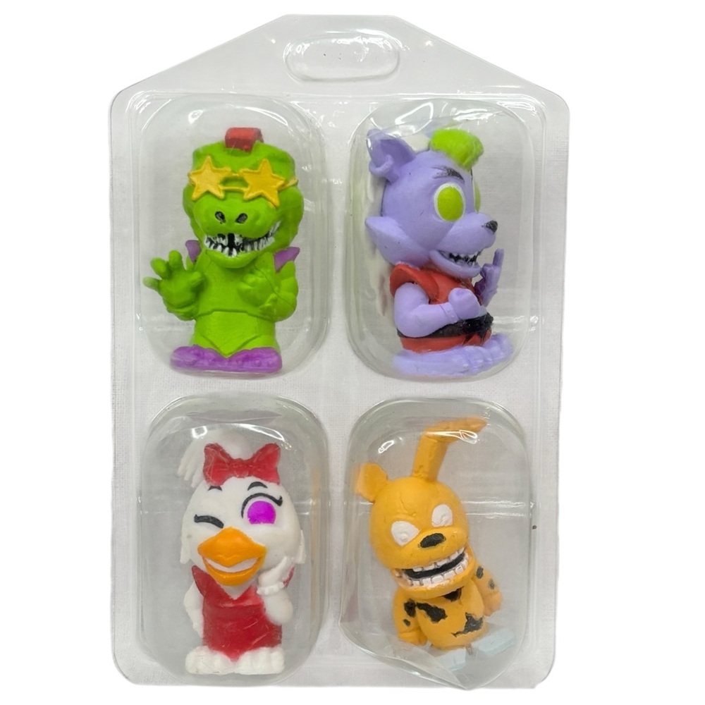 Five Nights At Freddy’s Security Breach Lot of 4 1 1/2” Micro Figures Figurines